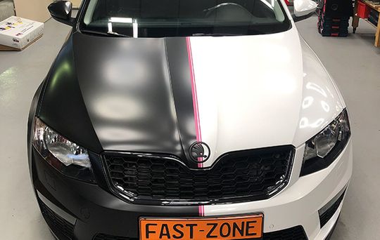 Foliertes Fahrzeug